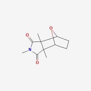 molecular formula C11H15NO3 B1201760 Cantharidin methylimide 
