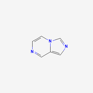 molecular formula C6H5N3 B1201761 Imidazo[1,5-a]pyrazine CAS No. 274-49-7