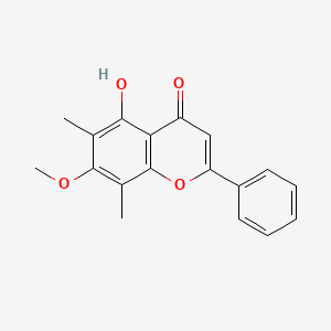 molecular formula C18H16O4 B1201764 Desmosflavone CAS No. 14004-56-9