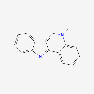 molecular formula C16H12N2 B1201765 5-Methylindolo[3,2-c]quinoline 