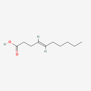 molecular formula C10H18O2 B1201771 4-Decenoic acid CAS No. 57602-94-5