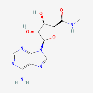 molecular formula C11H14N6O4 B1201774 5'-N-methylcarboxamidoadenosine CAS No. 35788-27-3