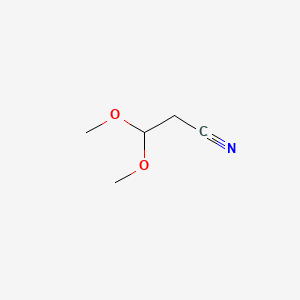 molecular formula C5H9NO2 B1201781 3,3-Dimethoxypropanenitrile CAS No. 57597-62-3