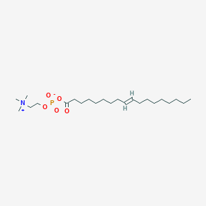 molecular formula C23H46NO5P B120179 [(E)-octadec-9-enoyl] 2-(trimethylazaniumyl)ethyl phosphate CAS No. 1498334-68-1