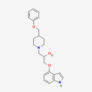 molecular formula C23H28N2O3 B1201798 Mindodilol CAS No. 70260-53-6