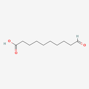 molecular formula C10H18O3 B1201804 9-Formylnonanoic acid CAS No. 5578-80-3