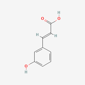 molecular formula C9H8O3 B1201810 (E)-m-Coumaric acid CAS No. 588-30-7