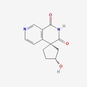molecular formula C12H12N2O3 B1201815 Sesbanine CAS No. 72776-95-5