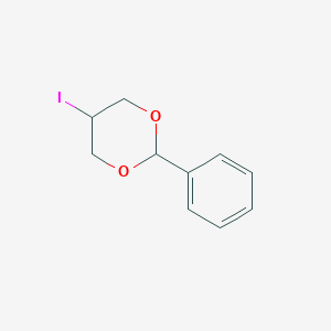 molecular formula C10H11IO2 B120182 5-Iodo-2-phenyl-1,3-dioxane CAS No. 146651-25-4