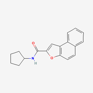 molecular formula C18H17NO2 B1201826 N-cyclopentylnaphtho[2,1-b]furan-2-carboxamide 