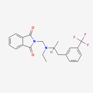 2-((Ethyl(1-methyl-2-(3-(trifluoromethyl)phenyl)ethyl)amino)methyl)-1H-isoindole-1,3(2H)-dione