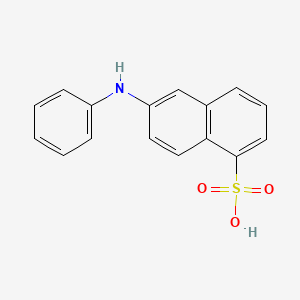 molecular formula C16H13NO3S B1201851 6-Anilino-1-naphthalenesulfonic acid CAS No. 83662-03-7