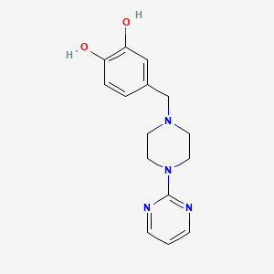 1-(2-Pyrimidyl)-4-(3,4-dihydroxybenzyl)piperazine