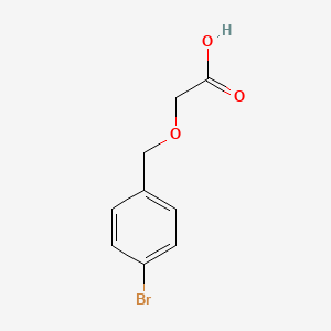 molecular formula C9H9BrO3 B1201861 2-[(4-Bromobenzyl)oxy]acetic acid CAS No. 82499-60-3