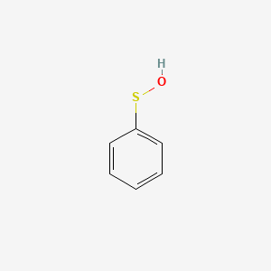 molecular formula C6H6OS B1201866 Benzenesulfenic acid CAS No. 27610-20-4