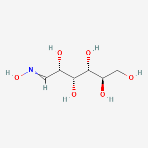 molecular formula C6H13NO6 B1201869 (2R,3R,4R,5S)-6-hydroxyiminohexane-1,2,3,4,5-pentol 