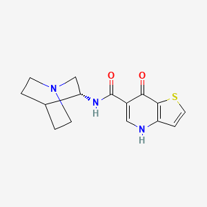 molecular formula C15H17N3O2S B1201876 Pumosetrag CAS No. 153062-94-3