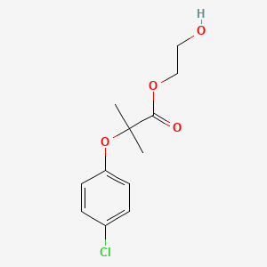 2-Hydroxyethyl 2-(4-chlorophenoxy)-2-methylpropanoate