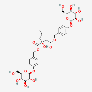 molecular formula C34H46O17 B1201898 Militarine (Standard) CAS No. 58139-23-4