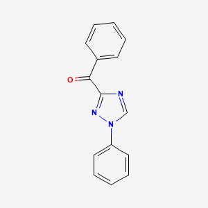 molecular formula C15H11N3O B12019104 Phenyl(1-phenyl-1H-1,2,4-triazol-3-yl)methanone CAS No. 18011-20-6
