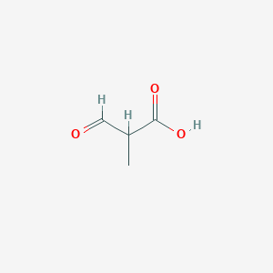 molecular formula C4H6O3 B1201916 2-Methyl-3-oxopropanoic acid CAS No. 6236-08-4