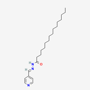molecular formula C22H37N3O B12019208 N'-(4-Pyridinylmethylene)hexadecanohydrazide CAS No. 765907-35-5