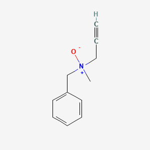 molecular formula C11H13NO B1201926 N-benzyl-N-methylprop-2-yn-1-amine oxide CAS No. 74796-01-3