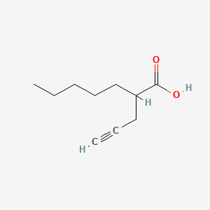 2-(Propynyl)heptanoic acid
