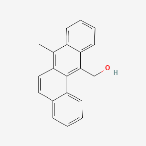 molecular formula C20H16O B1201939 12-Hydroxymethyl-7-methylbenz(a)anthracene CAS No. 568-70-7