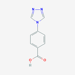 molecular formula C9H7N3O2 B120194 4-(4H-1,2,4-triazol-4-yl)benzoic acid CAS No. 157069-48-2