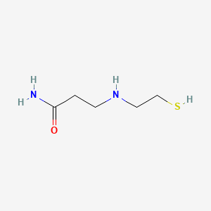 3-(2-Sulfanylethylamino)propanamide