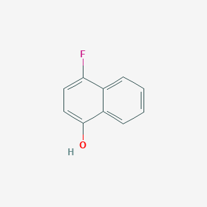 molecular formula C10H7FO B120195 4-Fluoronaphthalen-1-ol CAS No. 315-53-7