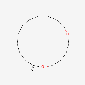 molecular formula C15H28O3 B1201953 1,6-Dioxacycloheptadecan-7-one CAS No. 6707-60-4