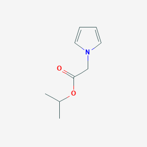 molecular formula C9H13NO2 B120196 Isopropyl 2-(1H-pyrrol-1-yl)acetate CAS No. 157071-49-3