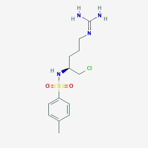 molecular formula C13H21ClN4O2S B1201961 Tos-Arg-CH2Cl 