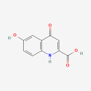 molecular formula C10H7NO4 B1201966 6-Hydroxykynurenic acid CAS No. 3778-29-8