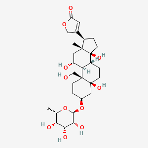 molecular formula C29H44O11 B1201968 Sarmentoloside CAS No. 6847-59-2
