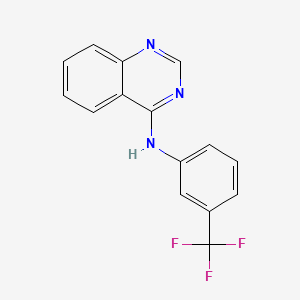 N-[3-(trifluoromethyl)phenyl]-4-quinazolinamine