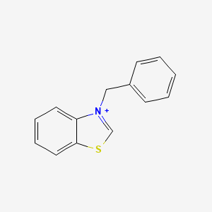 molecular formula C14H12NS+ B1201979 3-Benzyl-1,3-benzothiazol-3-ium 