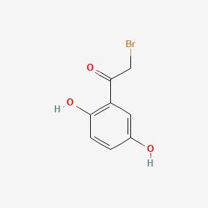 molecular formula C8H7BrO3 B1201981 2-Bromo-1-(2,5-dihydroxyphenyl)ethanone CAS No. 25015-91-2