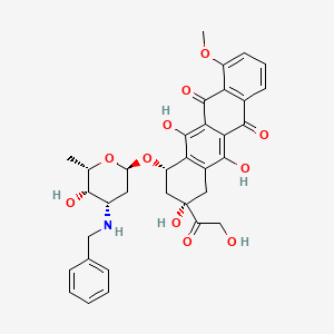 molecular formula C34H35NO11 B1201983 N-Benzyladriamycin 