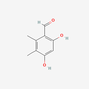 Benzaldehyde, 4,6-dihydroxy-2,3-dimethyl-