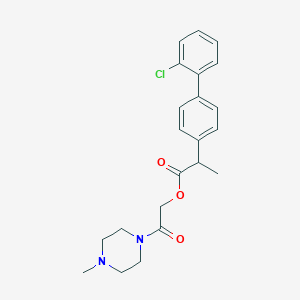 molecular formula C22H25ClN2O3 B012020 双profen CAS No. 108210-73-7