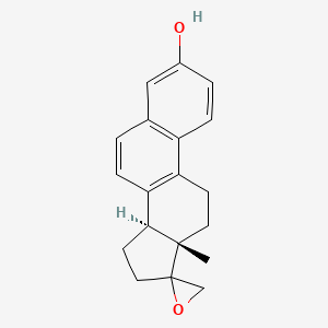 molecular formula C19H20O2 B1202003 Spiro(estra-1,3,5(10),6,8-pentaene-17,2'-oxiran)-3-ol CAS No. 75347-04-5