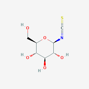 molecular formula C7H11NO5S B1202006 beta-D-Glucopyranosyl isothiocyanate CAS No. 50802-49-8
