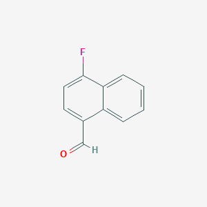 molecular formula C11H7FO B120201 4-氟-1-萘醛 CAS No. 172033-73-7