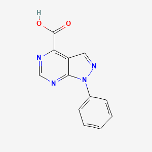 1-Phenyl-1h-pyrazolo[3,4-d]pyrimidine-4-carboxylic acid