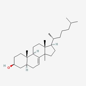 molecular formula C28H48O B1202014 14-Methylcholest-7-en-3-ol 