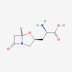 molecular formula C8H12N2O4 B1202021 3-(7-Oxo-1-aza-4-oxabicyclo(3.2.0)hept-3-yl)alanine CAS No. 74758-63-7