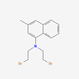 N,N-Bis(2-bromoethyl)-3-methyl-1-naphthalenamine